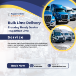 Bulk Lime Delivery: Ensuring Timely Service – Rajasthan Lime